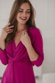 Těhotenské, kojící šaty Loop Dress 7/8 Fuchsia
