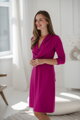 Těhotenské, kojící šaty Loop Dress 7/8 Fuchsia