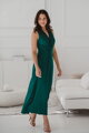 Těhotenské, kojící maxi šaty Loop Maxi Dress Bottle Green