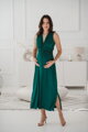 Těhotenské, kojící maxi šaty Loop Maxi Dress Bottle Green