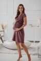 Těhotenské, kojící šaty Loop Dress Rose Brown SS