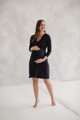 Těhotenské, kojící šaty Loop Dress 7/8 Navy