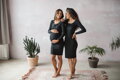 Těhotenské, kojící šaty Tummy Black
