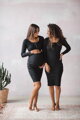 Těhotenské, kojící šaty Tummy Black