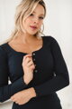 Těhotenské, kojící šaty Tummy Navy