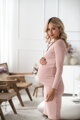 Těhotenské, kojící šaty Tummy Powder Pink