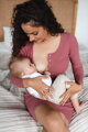 Těhotenské, kojící šaty Tummy Dusty Cedar