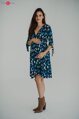 Těhotenské, kojící šaty Two Ways Midi Dress Navy Blue