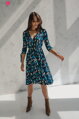 Těhotenské, kojící šaty Two Ways Midi Dress Navy Blue