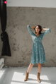 Těhotenské, kojící šaty Two Ways Midi Dress Eucalyptus