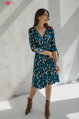 Těhotenské, kojící šaty Two Ways Midi Dress Navy Blue