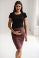 Těhotenská sukně Tummy Rose Brown