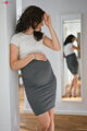 Těhotenská sukně Tummy Dark Grey