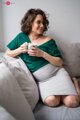 Těhotenská sukně Tummy Light Grey