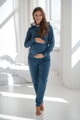 Těhotenské tepláky M&L Jeans Blue