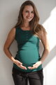 Kojící tílko Tummy Bottle Green