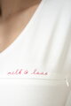 Kojící tričko M-Shirt V-neck Cream White