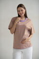Triko ke kojení Mamahood Lila Stripes