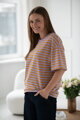 Triko ke kojení Mamahood Lila Stripes