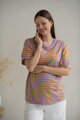 Triko ke kojení Mamahood Lila Stripes