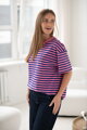 Triko ke kojení Mamahood Pink Stripes