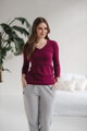 Kojící tričko 7/8 Milk Shirt Berry