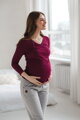 Kojící tričko 7/8 Milk Shirt Berry