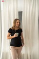 Kojící tričko Milk Shirt Black