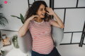 Kojící tričko Milk Shirt Red Stripes
