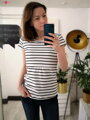 Kojící tričko Milk Shirt Stripes