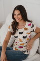 Kojící tričko Milk Shirt Hens