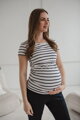 Kojící tričko Milk Shirt Stripes