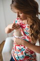 Kojící tričko Milk Shirt Pomegranate