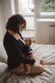 Těhotenské, kojící tričko Tummy Black