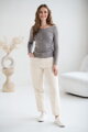 Těhotenské viskozové kojící tričko Tummy Grey Melange
