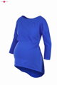 Těhotenská, kojící tunika Mommy 7/8 rukáv, Royal Blue