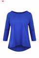 Těhotenská, kojící tunika Mommy 7/8 rukáv, Royal Blue
