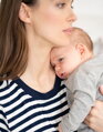 Těhotenské, kojící šaty Seraphine Greyson Navy Stripes
