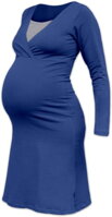 Kojící noční košile dlouhý rukáv - Těhotenské oblečení, těhotenská móda, kojící oblečení, nosící oblečení, dětské oblečení, dámská móda | Mojamoda.sk