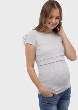 Těhotenská trička krátký rukáv - Těhotenské oblečení, těhotenská móda, kojicí oblečení, nosící oblečení, dětské oblečení, dámská móda | Mojamoda.sk