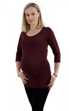 Těhotenská trička 3/4 rukáv - Těhotenské oblečení, těhotenská móda, kojicí oblečení, nosící oblečení, dětské oblečení, dámská móda | Mojamoda.sk