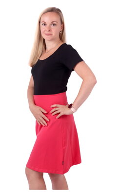 Těhotenská sukně Jolana, lososově růžová