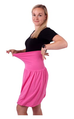 Těhotenská sukně balonová Sabina, růžová