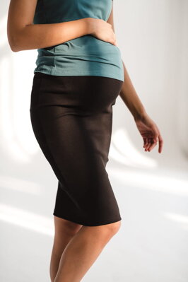 Těhotenská sukně Tummy Black
