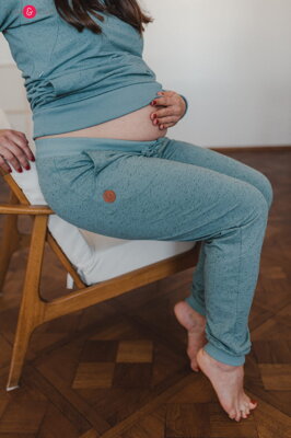 Těhotenské tepláky M&L Mint Plum