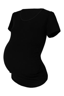 Těhotenské triko Joly KR, černé