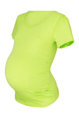 Těhotenské triko Joly KR, limetka