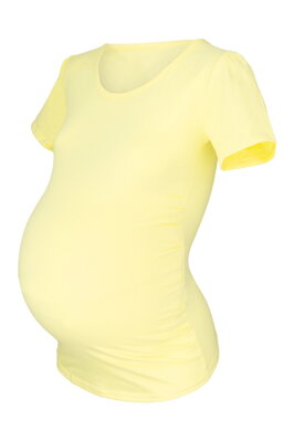 Těhotenské tričko Joly KR, žluté