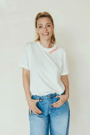 Kojící tričko Amour White