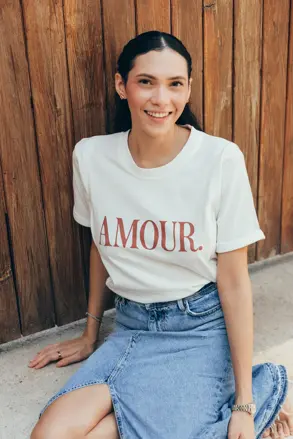 Kojící tričko Amour White